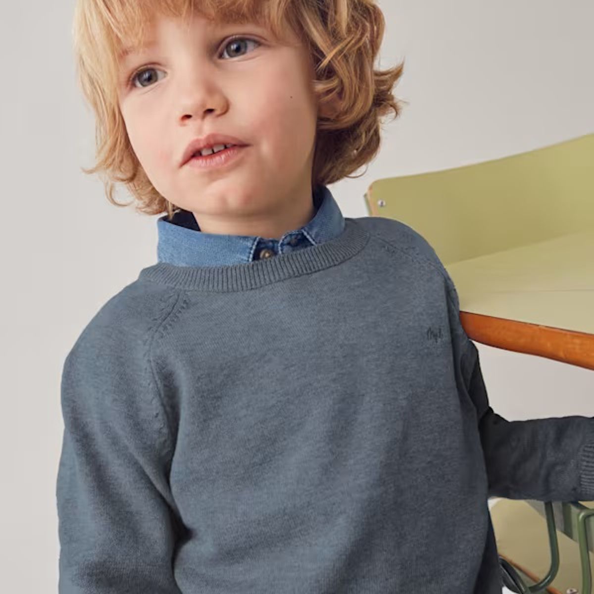 MAYORAL - Sweater tipo Jersey de manga larga para niño