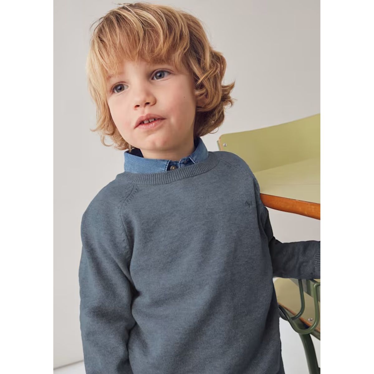 MAYORAL - Sweater tipo Jersey de manga larga para niño