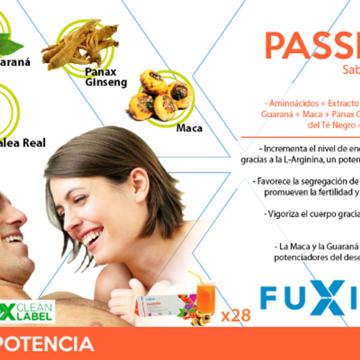 GENERICO - Passion favorecer el vigor sexual, la líbido, la fertilidad y el nivel de energía