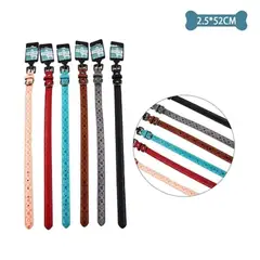 GENERICO - Collar PU con diseño corazón Color Aleatorio 2.5x52cm 12pcs