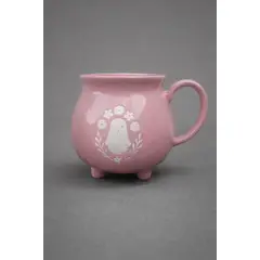 GENERICO - CALDERO TAZA MUG FANTASMINA DE CERÁMICA ESTILO HALLOWEEN