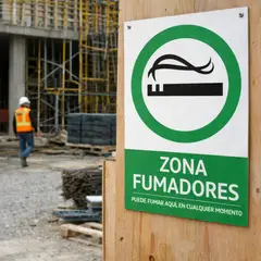 CREA PRINT - AVISO ALUMINO 20X30 CMS ZONA FUMADORES