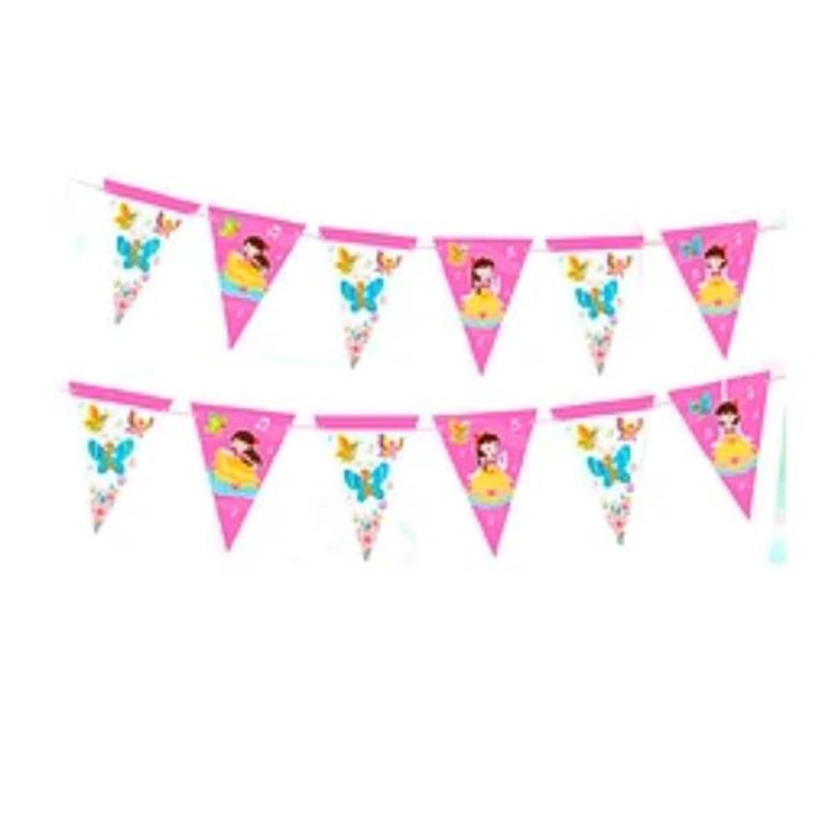 GENERICO - Guirnalda princesa mariposas