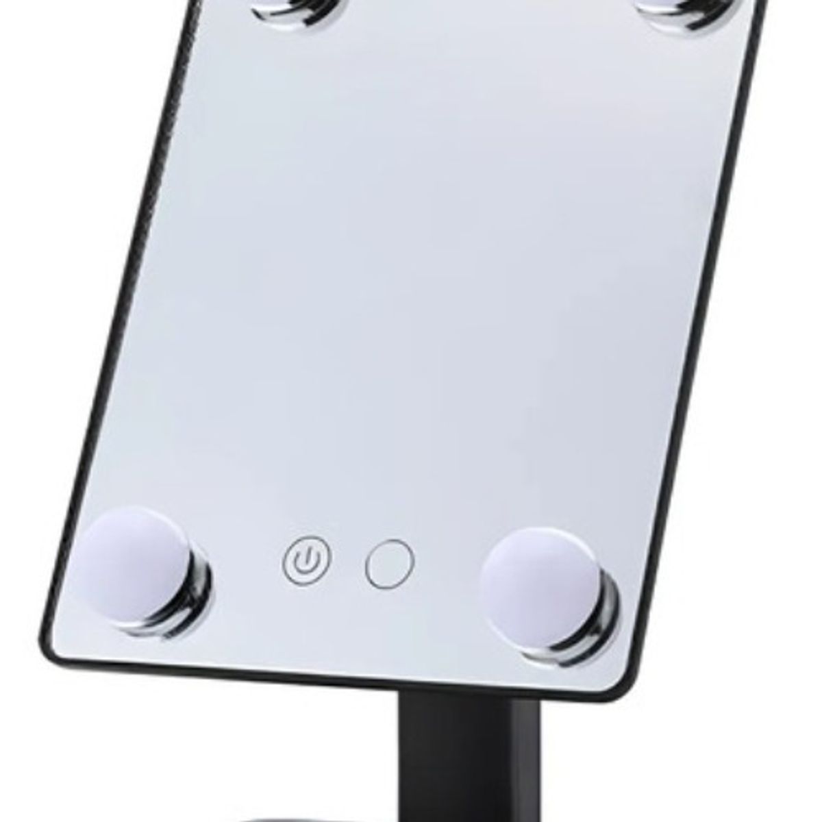 GENERICO - Espejo 4 Bombillas Luz Led Tactil Maquillaje Giratorio Usb