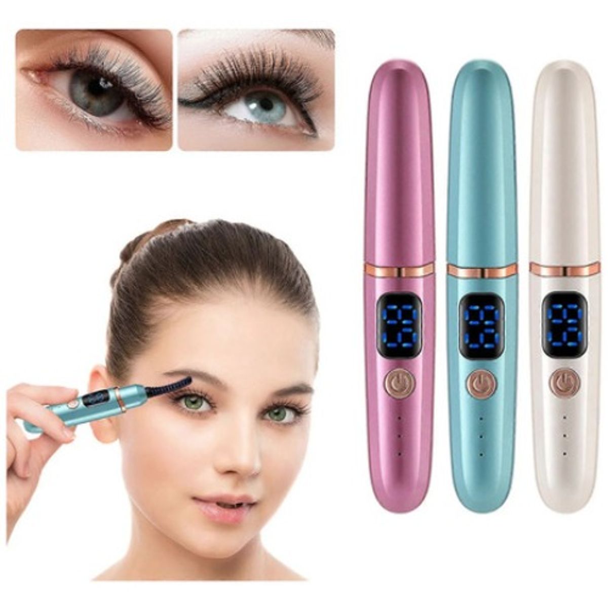 GENERICO - Rizador De Pestañas Térmico Eléctrico Recargable Usb