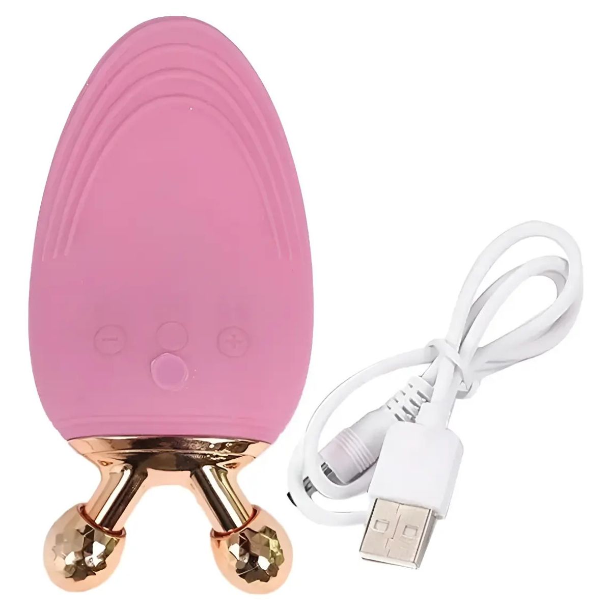 GENERICO - Limpiador Facial Exfoliante Masajeador Recargable Vibrador