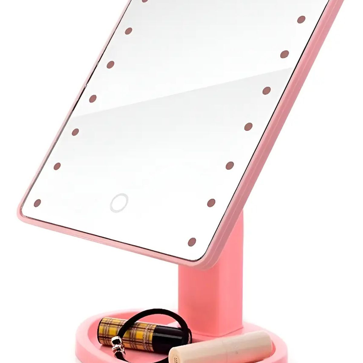 GENERICO - Espejo 16 Luz Led Tactil Maquillaje Usb Portatil Giratorio