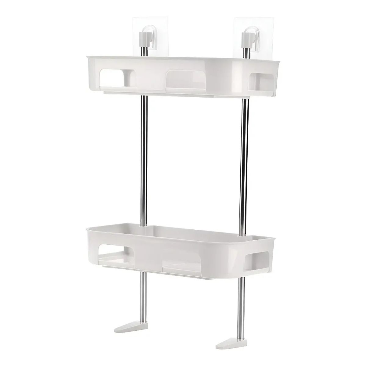 GENERICO - Organizador Cosmeticos Baño 2 Niveles Cocina Repisa Estante