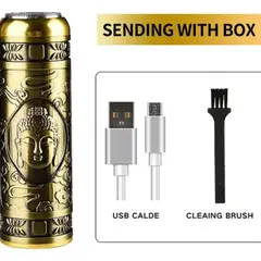 GENERICO - Maquina Cortadora Portátil Afeitar Depiladora Recargable Usb