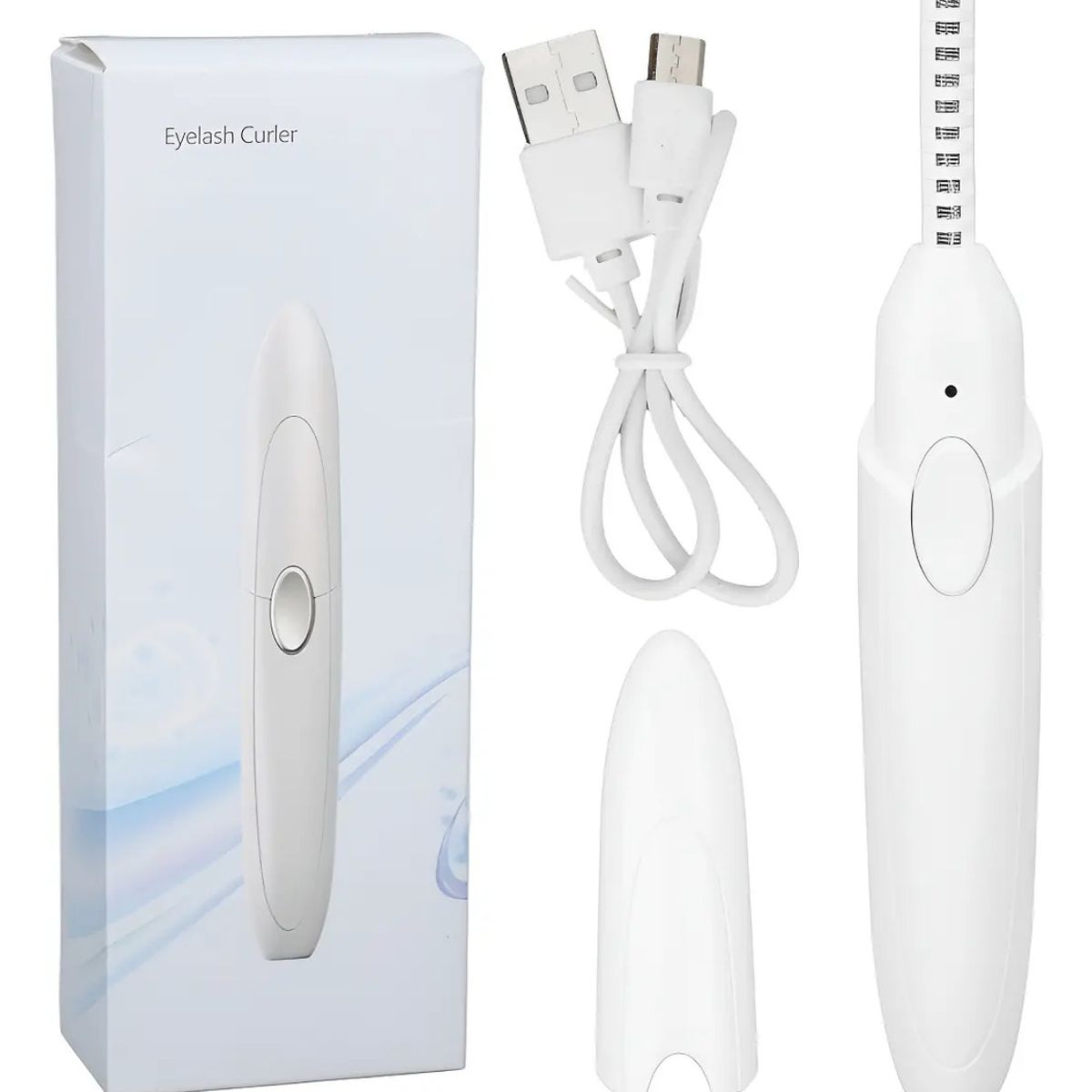 GENERICO - Rizador De Pestañas Encrespador Calor Termico Usb Recargable