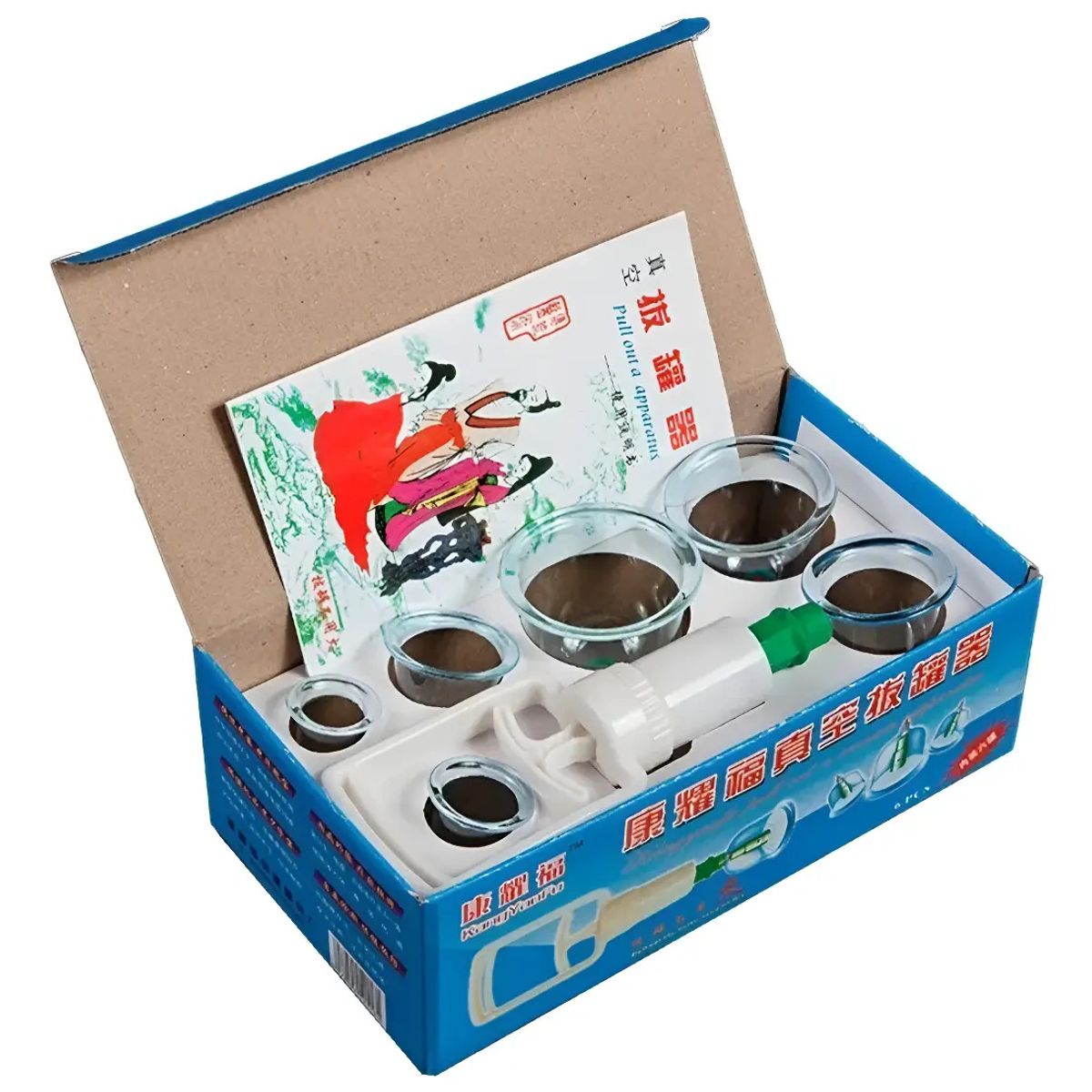 GENERICO - Kit Ventosas Chinas Latas Terapia De Masaje Al Vacio 262087