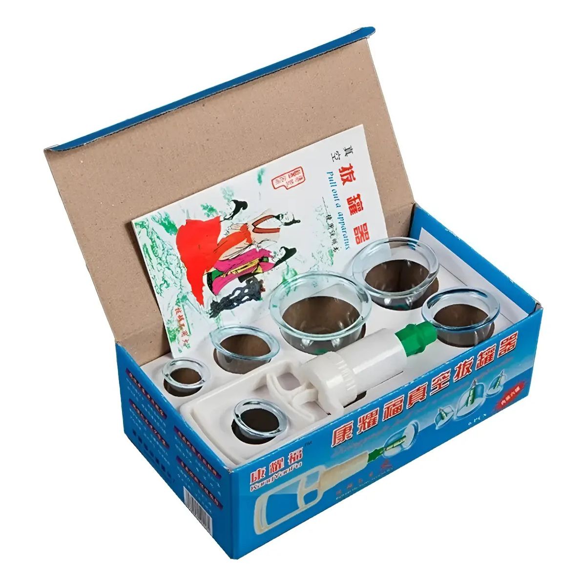 GENERICO - Kit Ventosas Chinas Latas Terapia De Masaje Al Vacio 262087