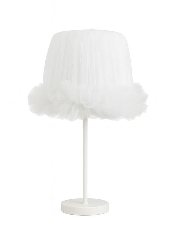 Lampara Velador Linea Cisne Blanco - Base Blanca (Infantil - Juvenil)