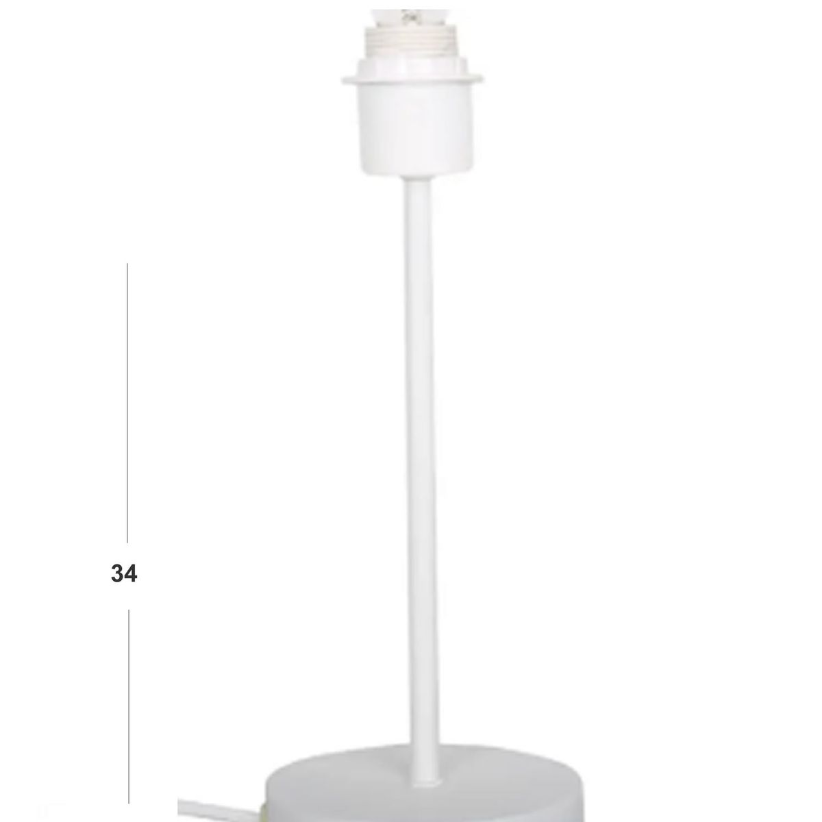 DECORACION CREATIVA - Lampara Velador  Linea Cisne Blanco - Base Blanca (Infantil - Juvenil)