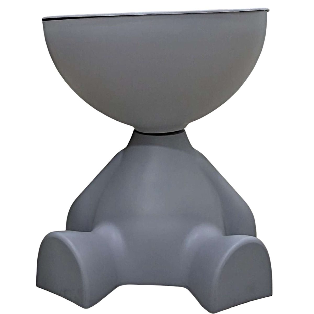 GENERICO - MESA ELEGANTE DE ARRIMO GRIS