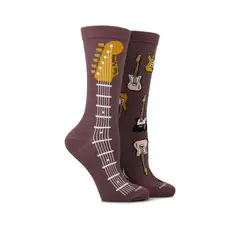 HUSH PUPPIES - Calcetín Algodón Mujer Diff Guitar Morado