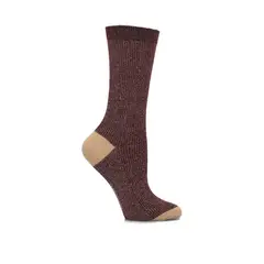 HUSH PUPPIES - Calcetín Algodón Mujer C Lurex Plain Morado