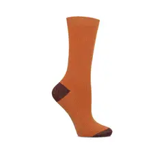 HUSH PUPPIES - Calcetín Algodón Mujer C Lurex Plain Naranja
