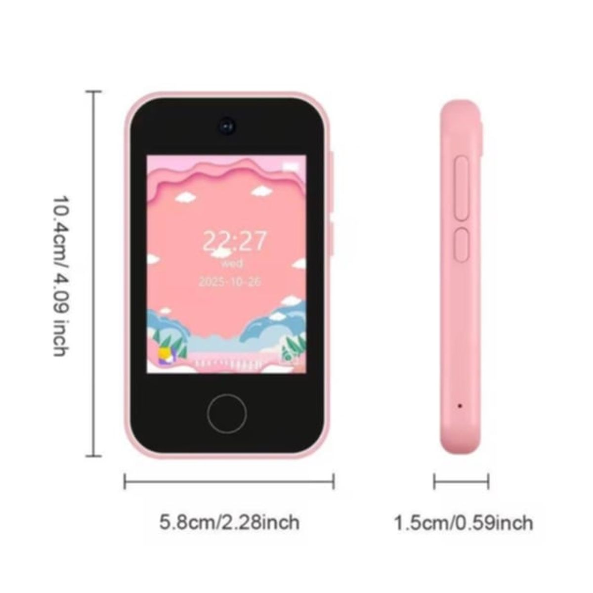 GENERICO - Teléfono inteligente para niños rosado 00276RS