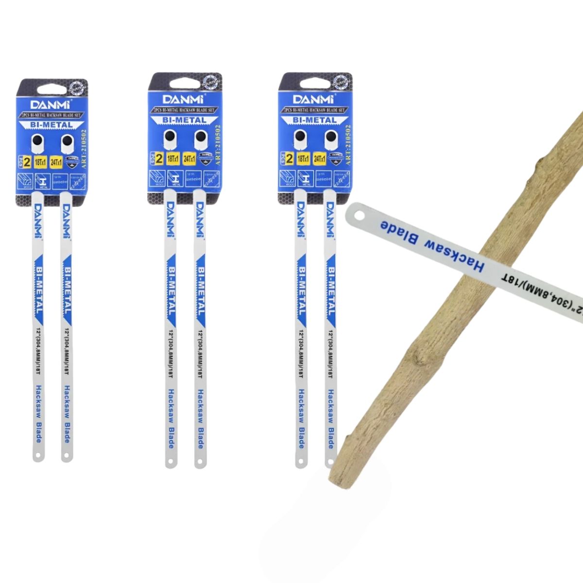 DANMI - Hoja De Sierra De Acero Inoxidable Bimetálica Danmi 2pcs