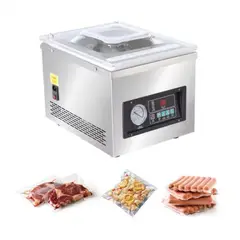 GENERICO - Selladora al Vacio 300 mm DZ300C Acero Inoxidable