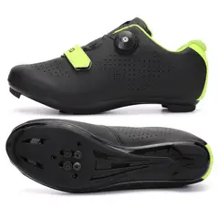 DANWEILE - Zapatillas de Ciclismo Unisex Negro