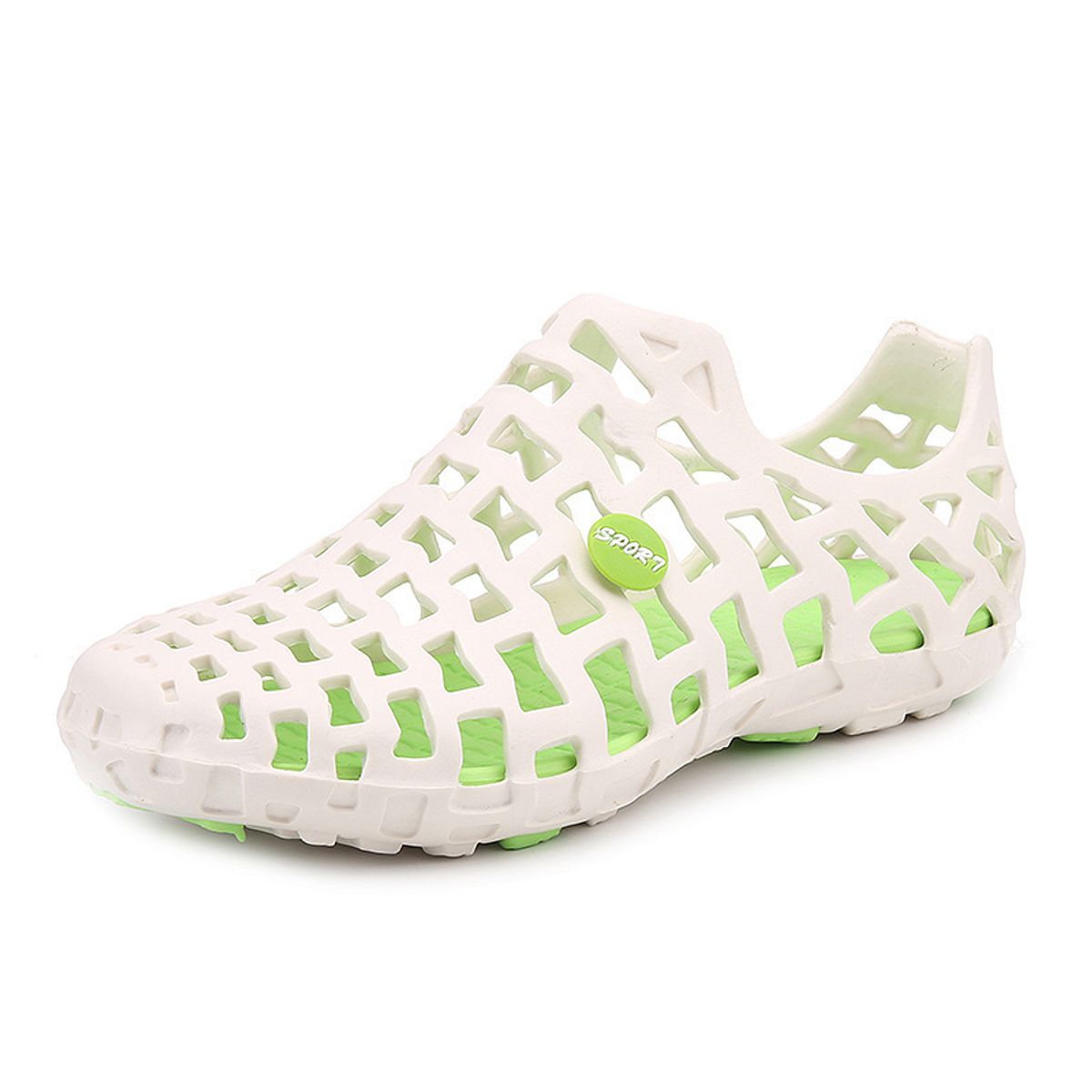 DANWEILE - Sandalias de playa unisex - Blanco
