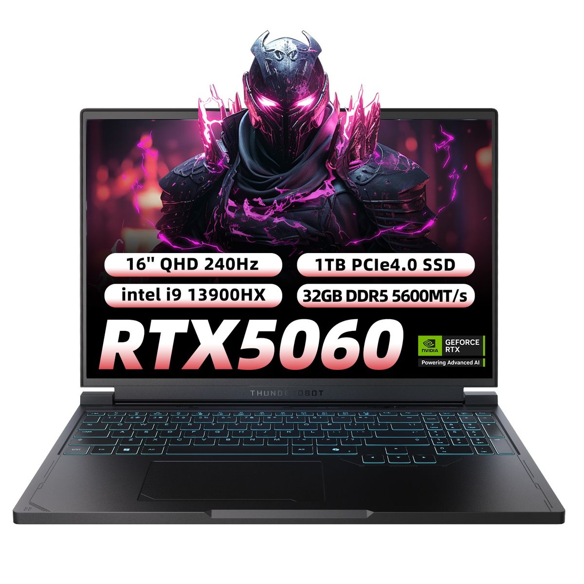 THUNDEROBOT - Notebook Gamer Thunderobot RS16 intel i9-13900HX RTX 5060 32GB Ram 1TB SSD 16 QHD
