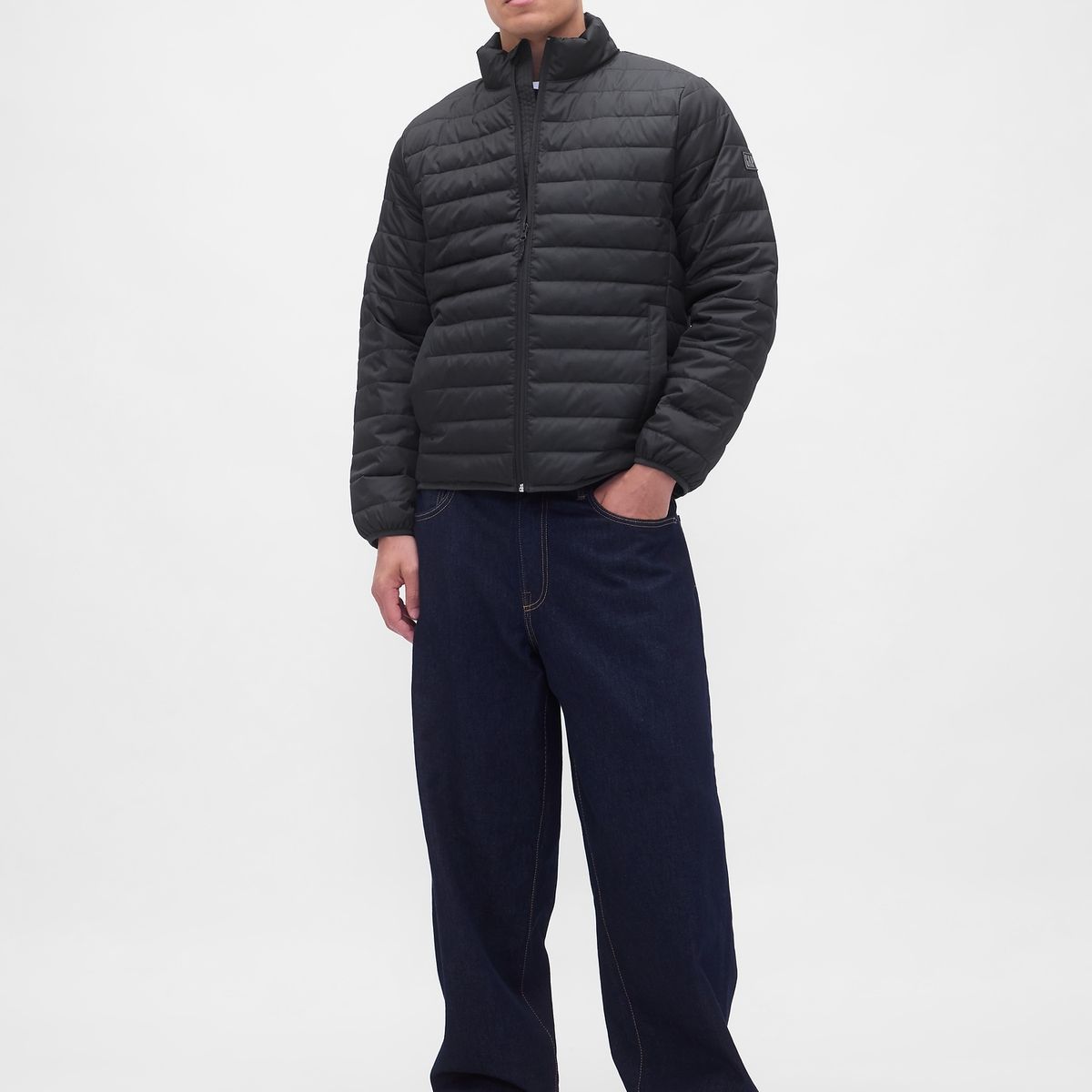 GAP - Chaqueta Hombre Gap Puffer Negro
