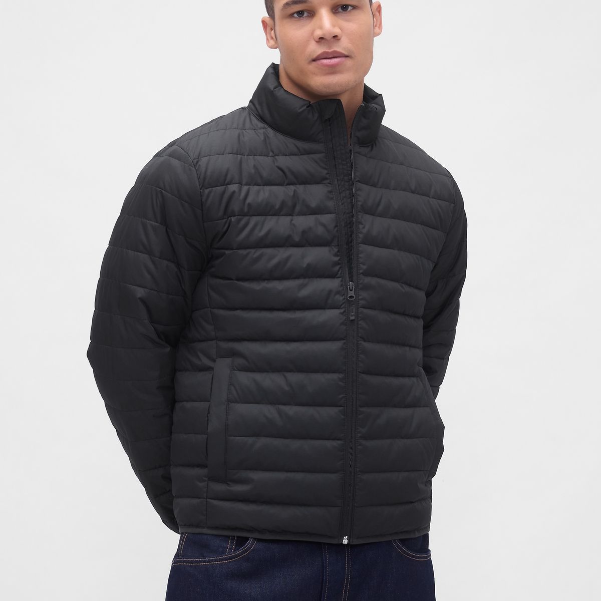 GAP - Chaqueta Hombre Gap Puffer Negro