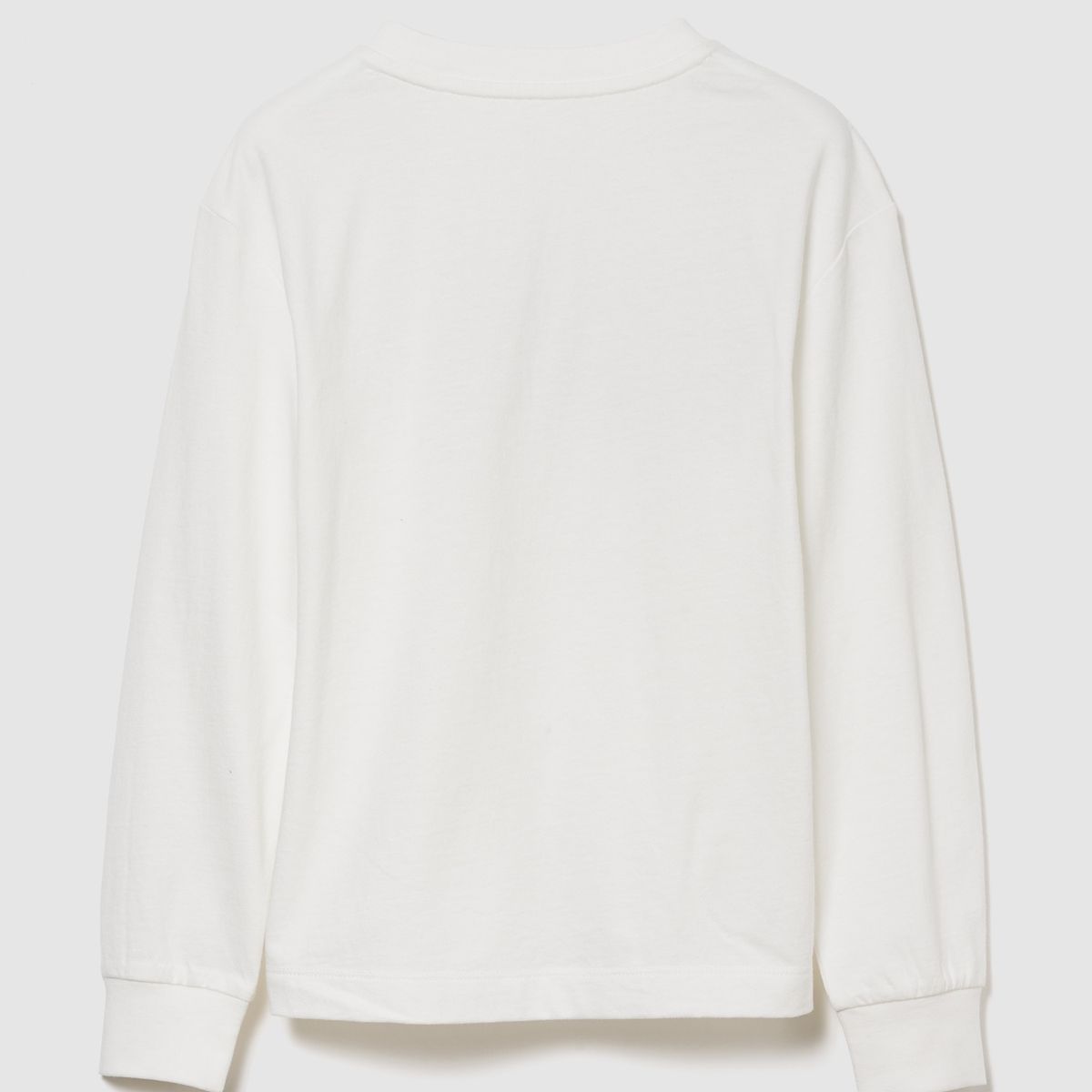 GAP - Polera Niño Logo Manga Larga Blanco Gap