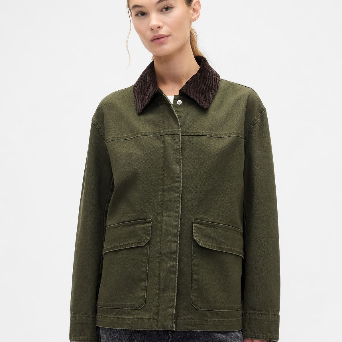 GAP - Chaqueta Mujer Verde Gap