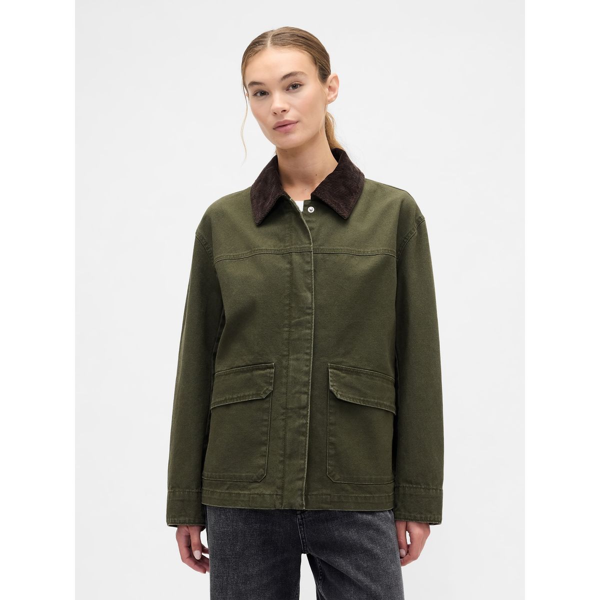 GAP - Chaqueta Mujer Verde Gap