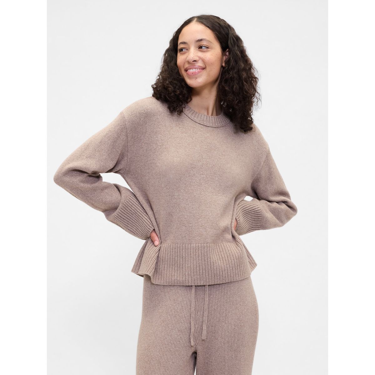 GAP - Sweater Mujer Gap Cashsoft Beige