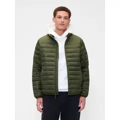 GAP - Chaqueta Hombre Puffer Verde