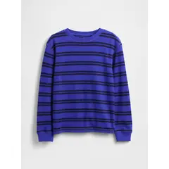 GAP - Polera Niño Manga Larga Waffle Azul