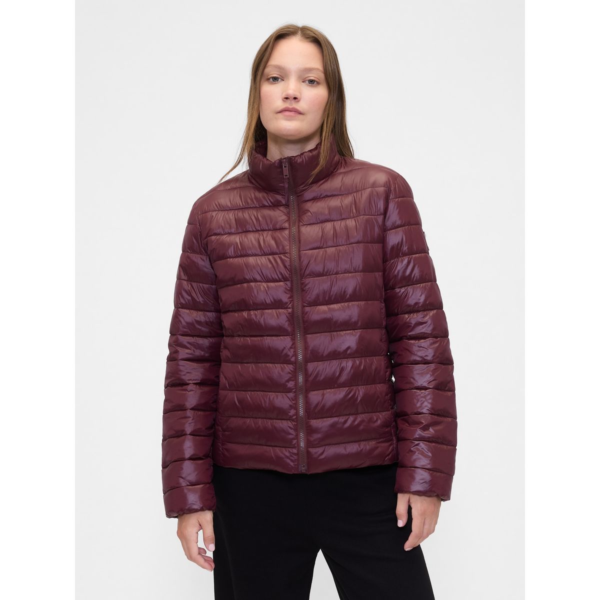 GAP - Chaqueta Mujer Puffer Rojo Gap