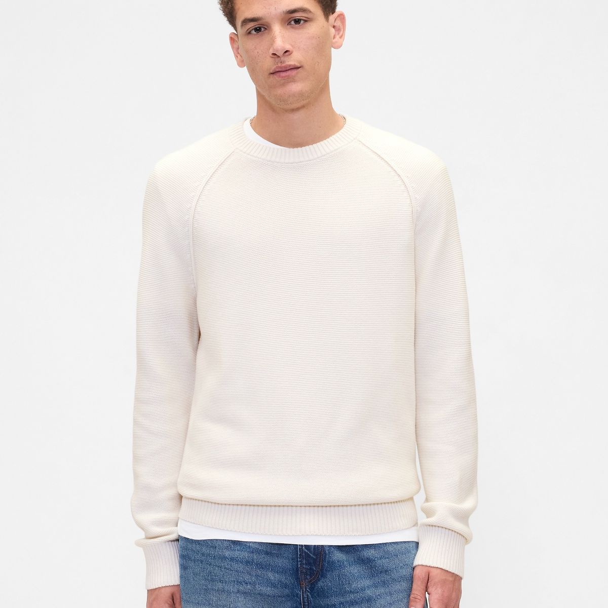 GAP - Sweater Hombre Gap Crew Beige