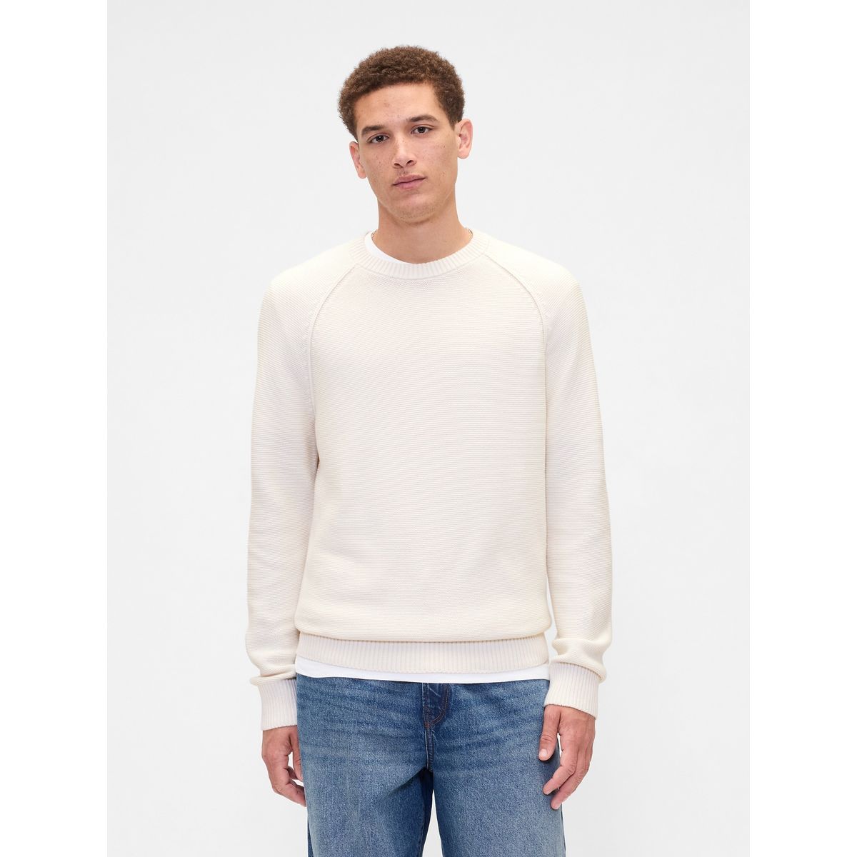 GAP - Sweater Hombre Gap Crew Beige