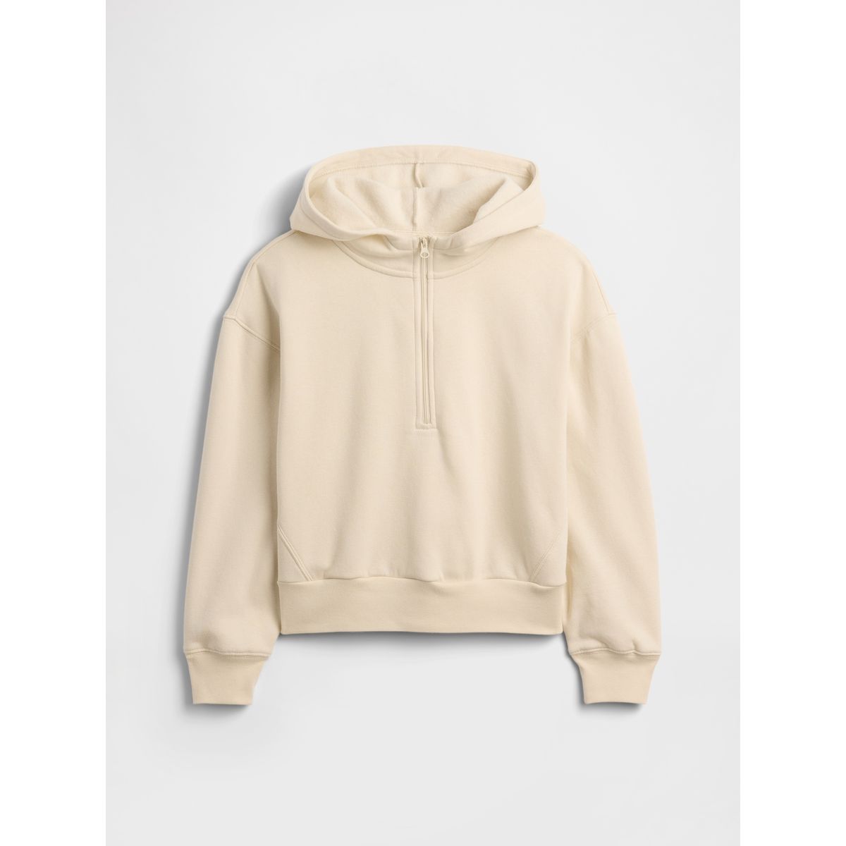 GAP - Polar Niña Con Cierre Halfzip Beige Gap