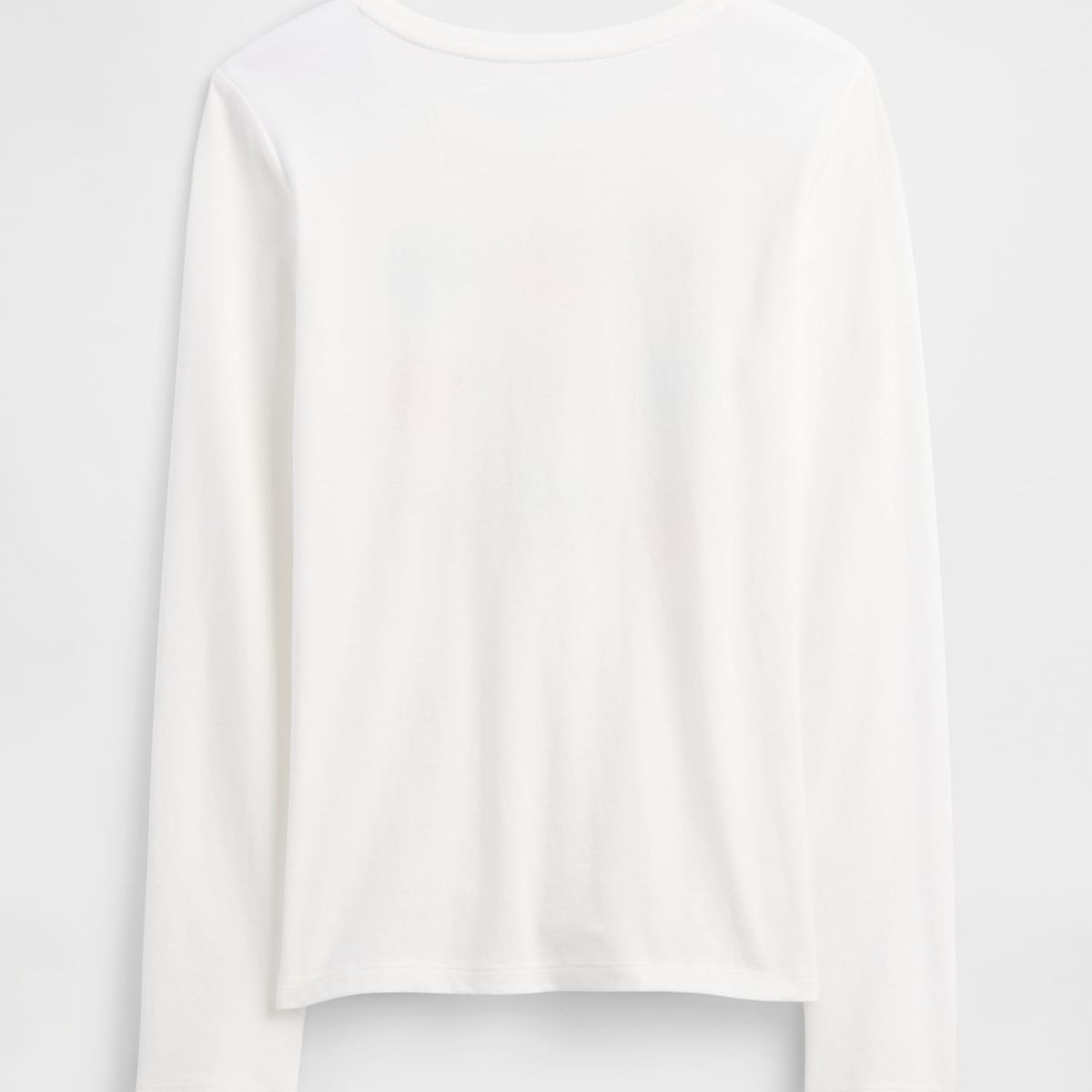 GAP - Polera Niña Gap Manga Larga Blanco