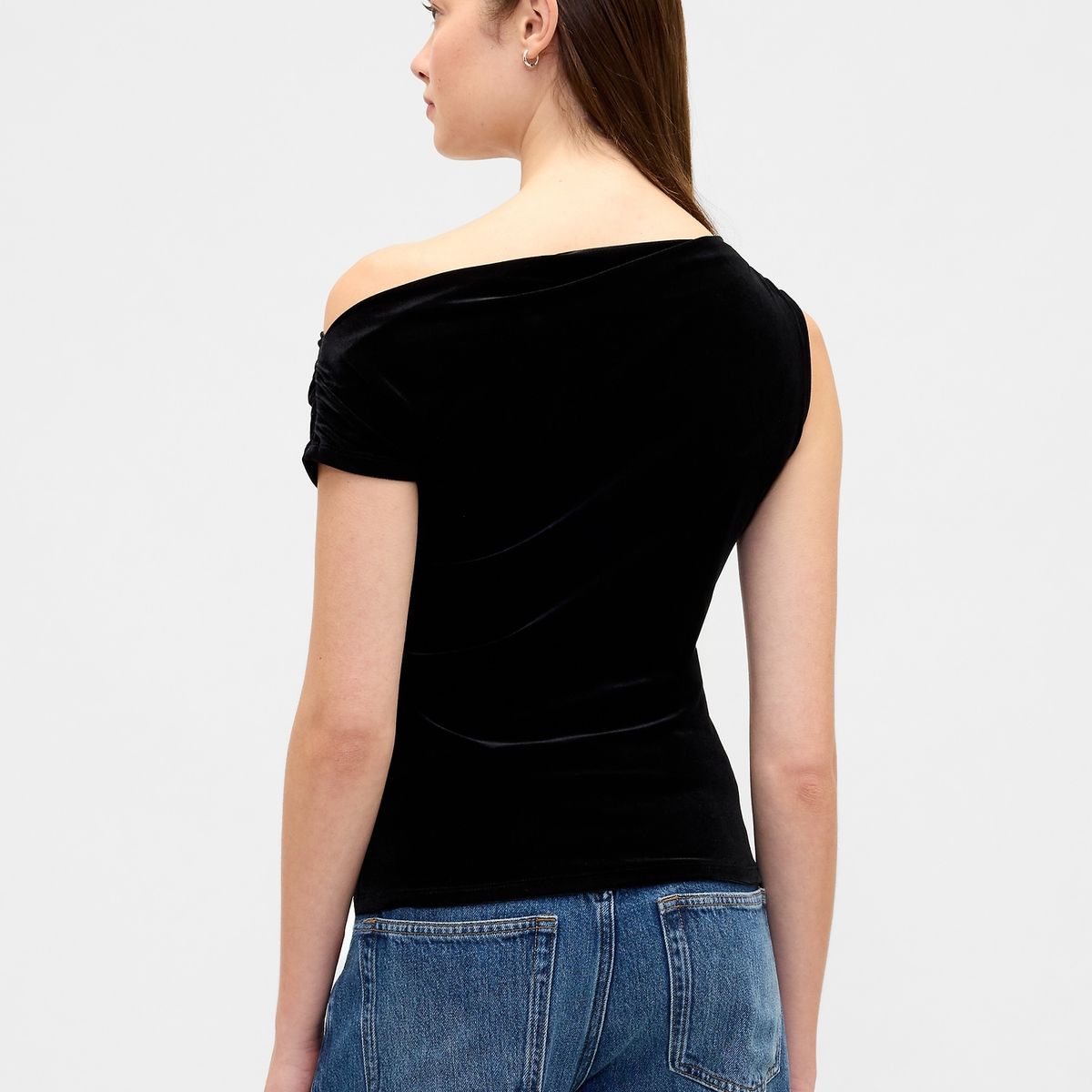 GAP - Polera Mujer Gap Sin Manga Negro