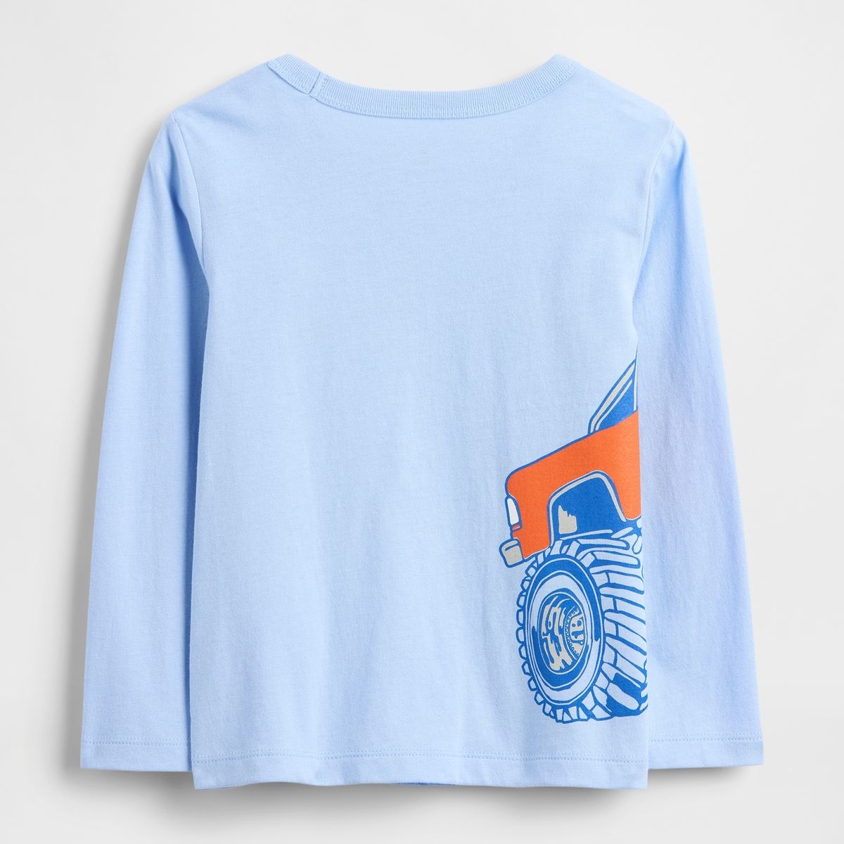 GAP - Polera Toddler Niño Gap Manga Larga Azul