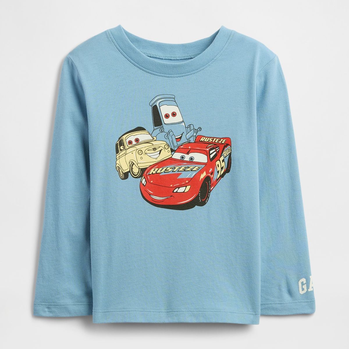 GAP - Polera Toddler Niño Manga Larga Azul Gap