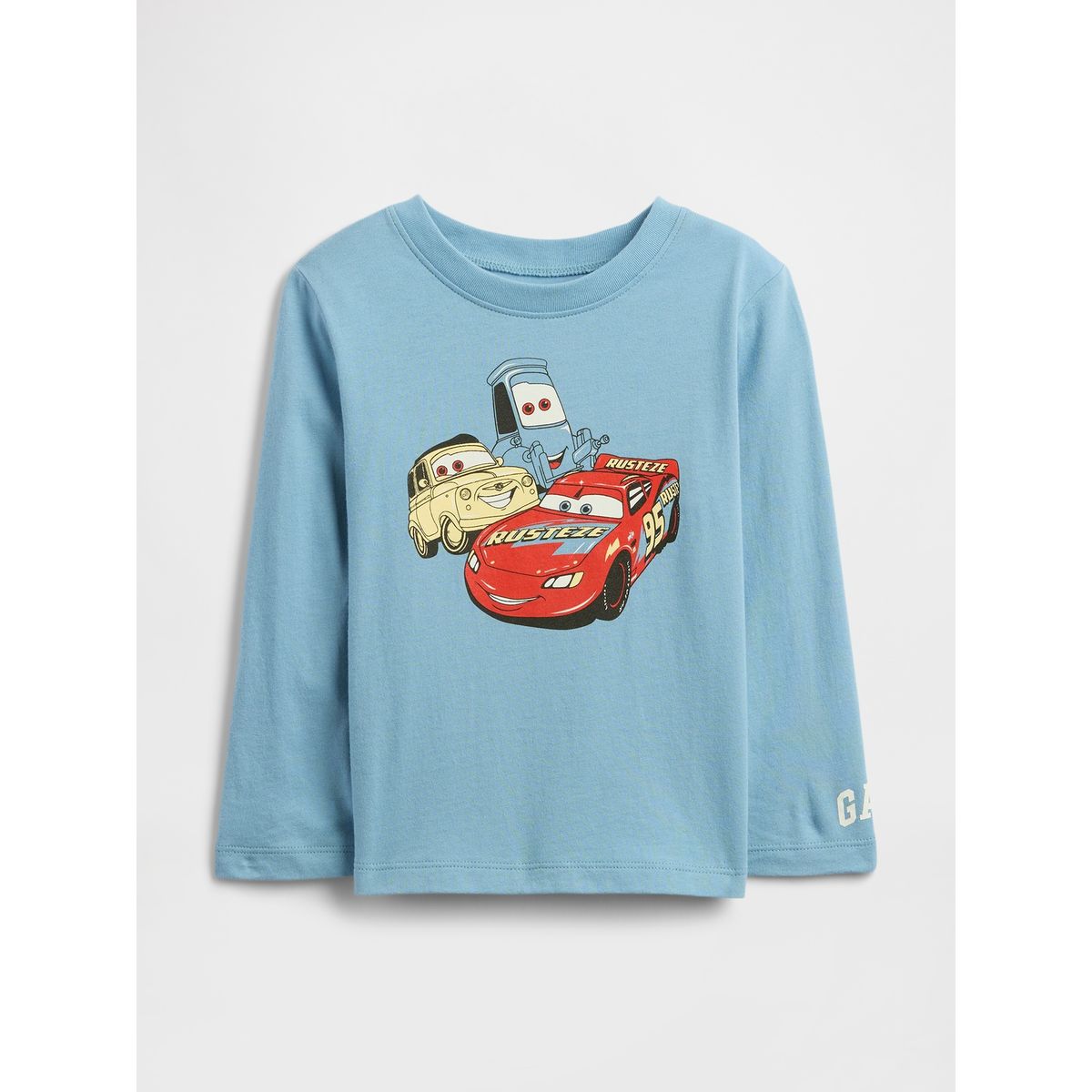 GAP - Polera Toddler Niño Manga Larga Azul Gap