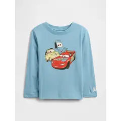 GAP - Polera Toddler Niño Manga Larga Azul