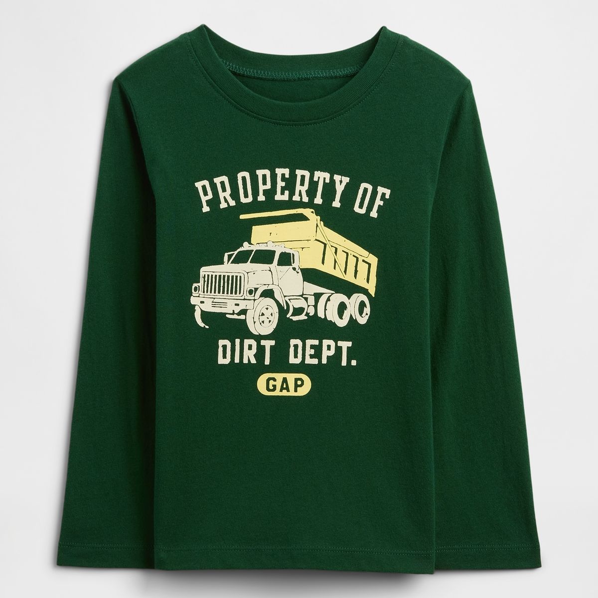 GAP - Polera Toddler Niño Gap Manga Larga Graficas Verde