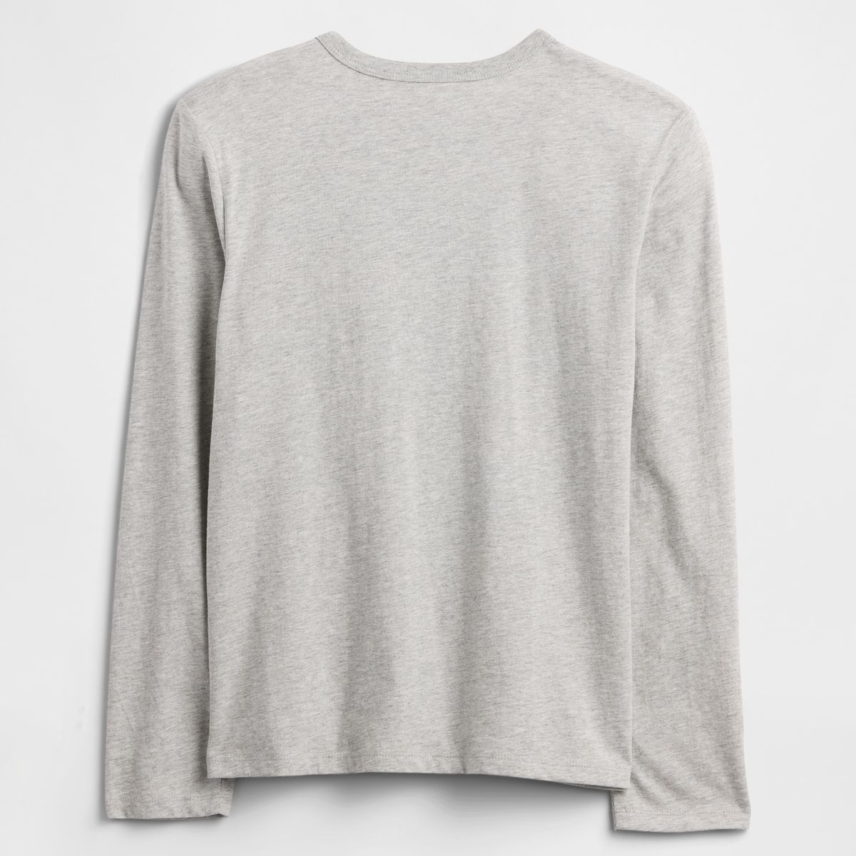 GAP - Polera Niño Gap Logo Manga Larga Gris