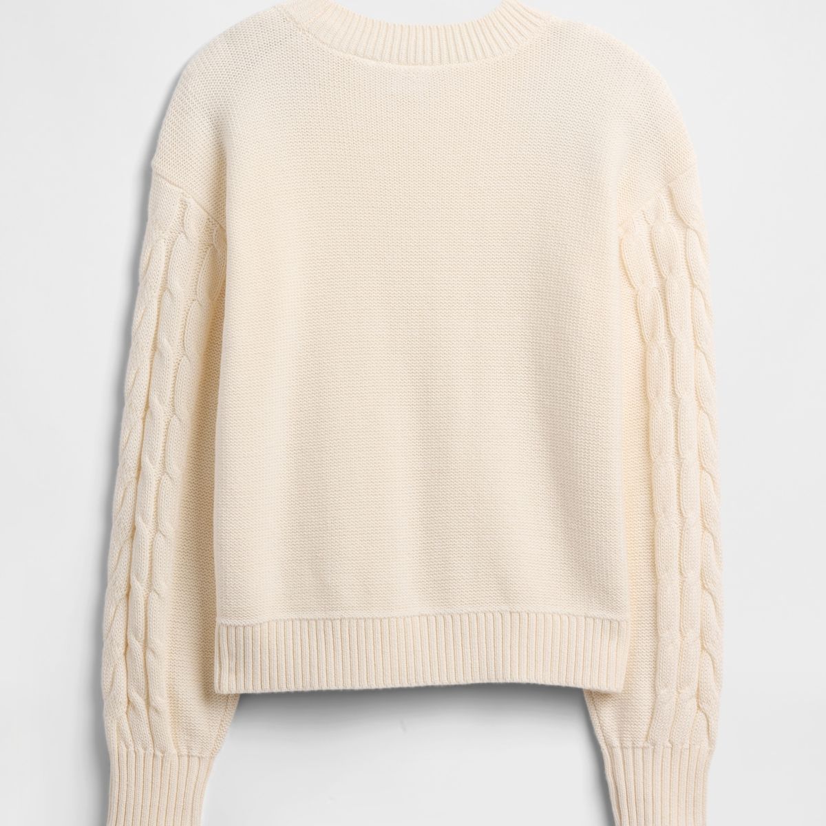 GAP - Sweater Niña Crew Blanco Gap