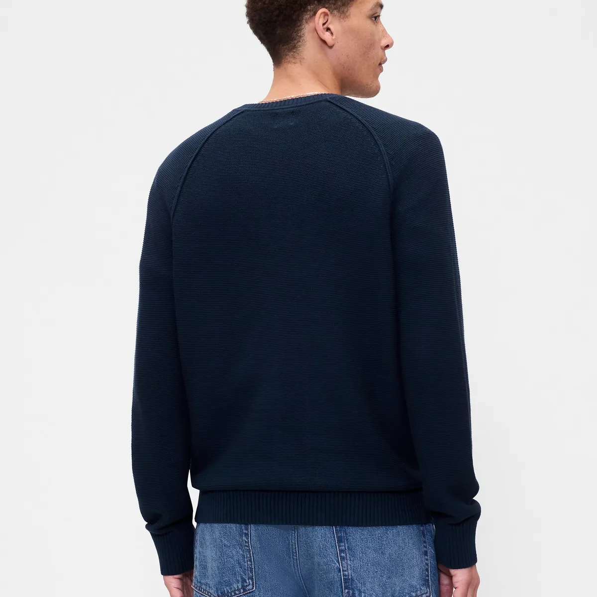 GAP - Sweater Hombre Crew Azul Gap